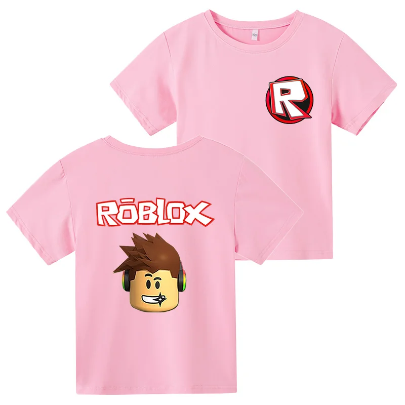 Новая летняя модная детская одежда Robloxing футболка 3D для мальчиков и девочек