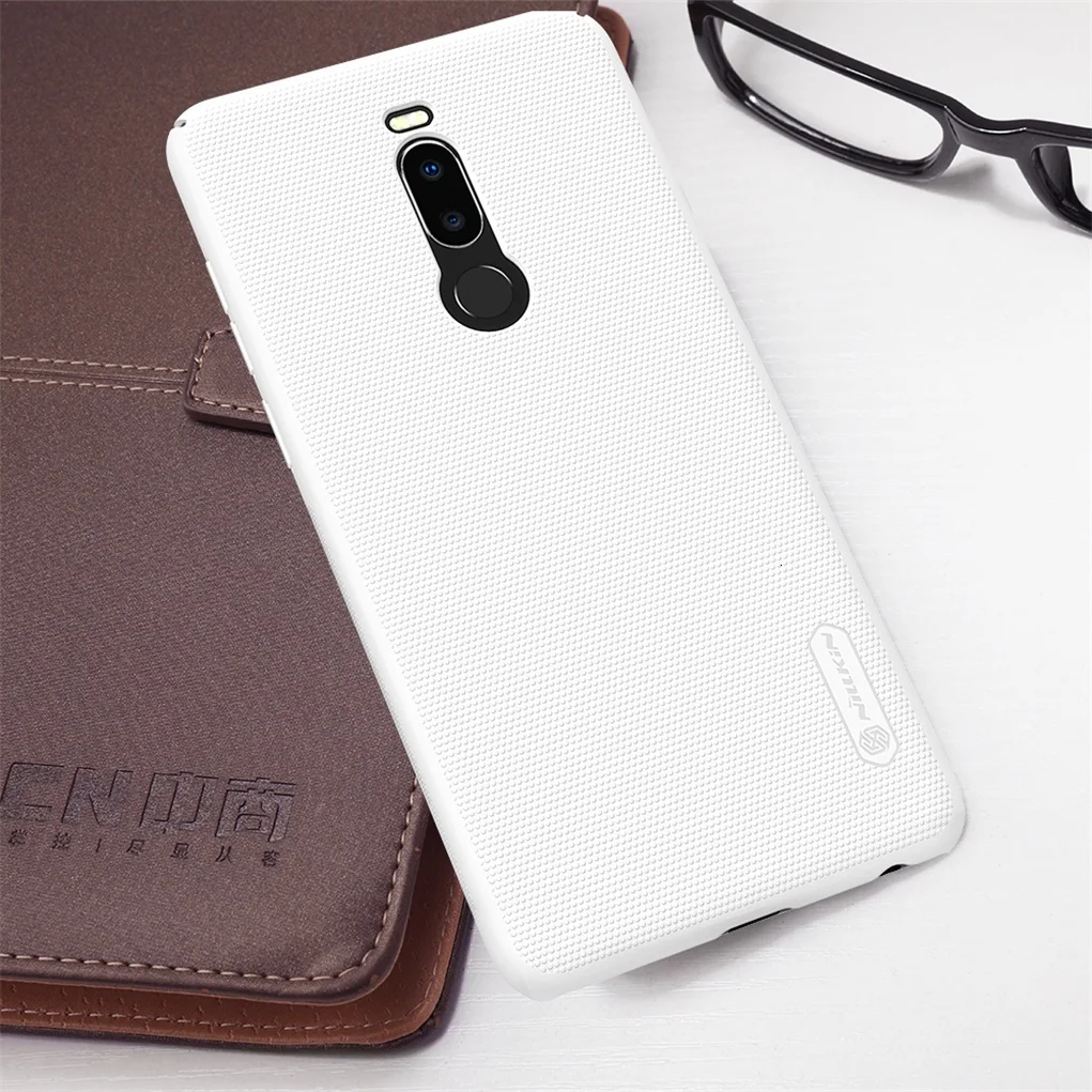 Для Meizu Note 8 чехол Nillkin матовый защитный жесткий чехол на заднюю панель матовый чехол для Meizu Note 8 бампер Подарочный держатель
