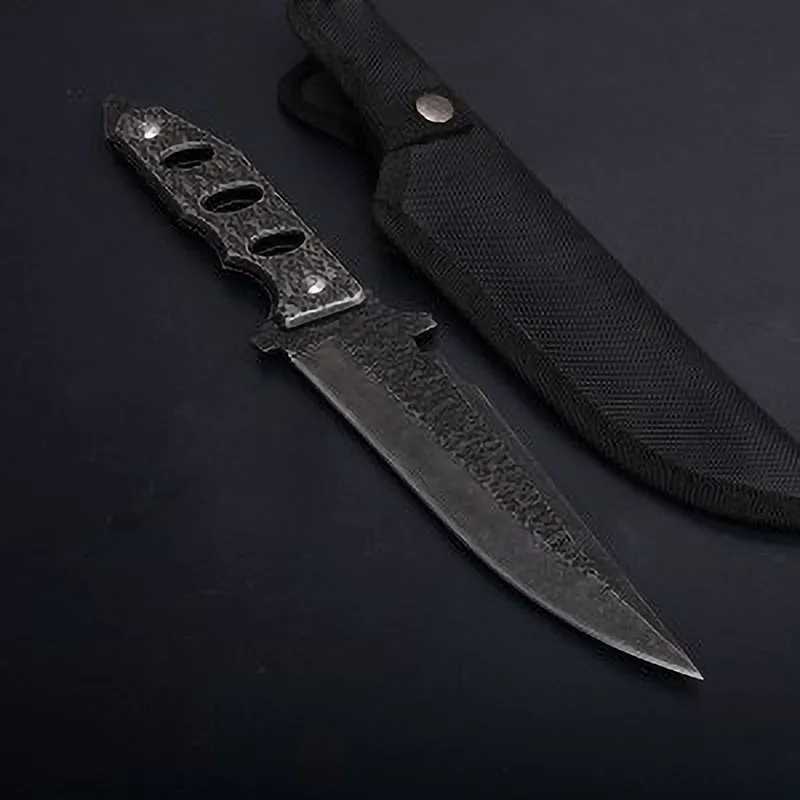 ToughKeng полный камень мыть 5CR15MOV нержавеющая сталь фиксированным лезвием нож