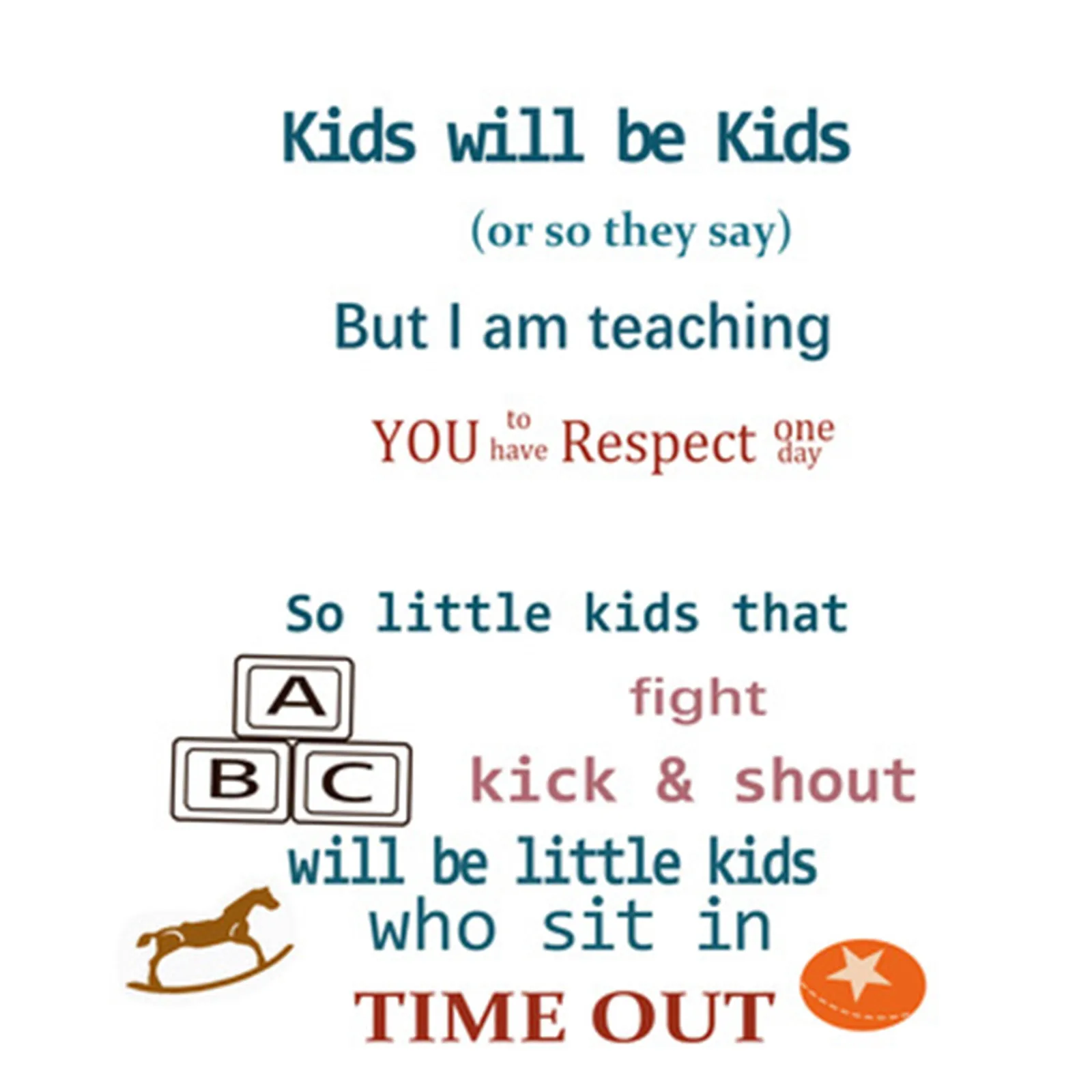 

Творческие детские правила Φ Английский алфавит Фреска слова цитаты домашние украшения Прямая поставка