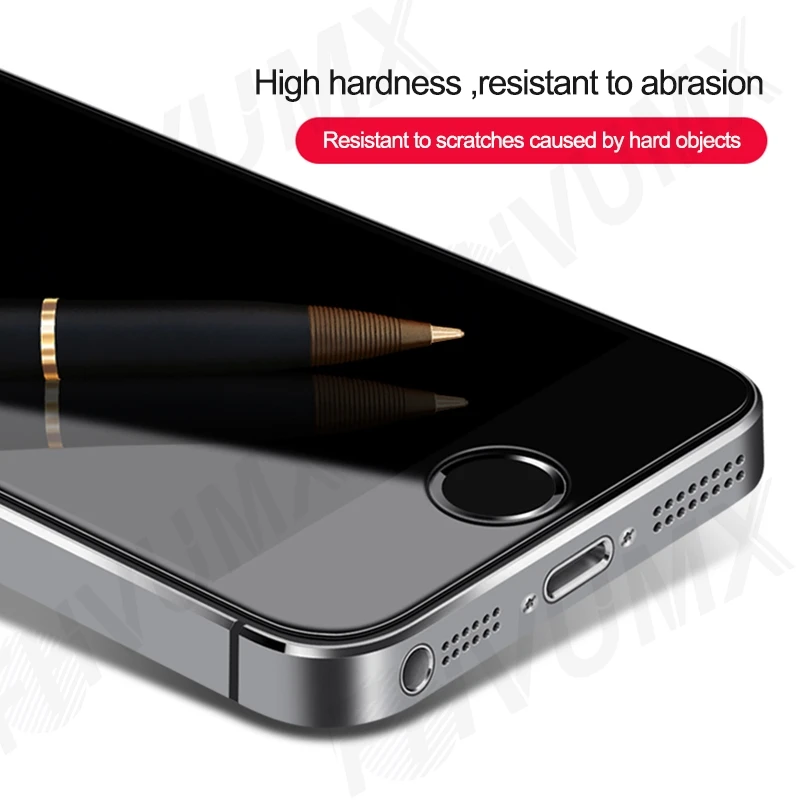 

100D Transparent Tempered Glass For iPhone 7 8 6 6S Plus Glass Screen Protector On iPhone 5 5C 5S SE 2020 Glass Protective Film