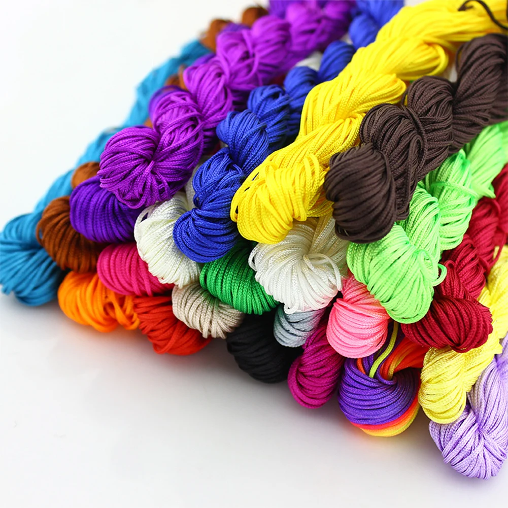 Нейлоновая нить для шнура 1 мм х 20 м китайский Узелок макраме хвостик