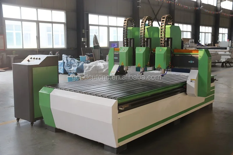 

GoodCut 3 spindles cnc router machine for wood cutting and engraving