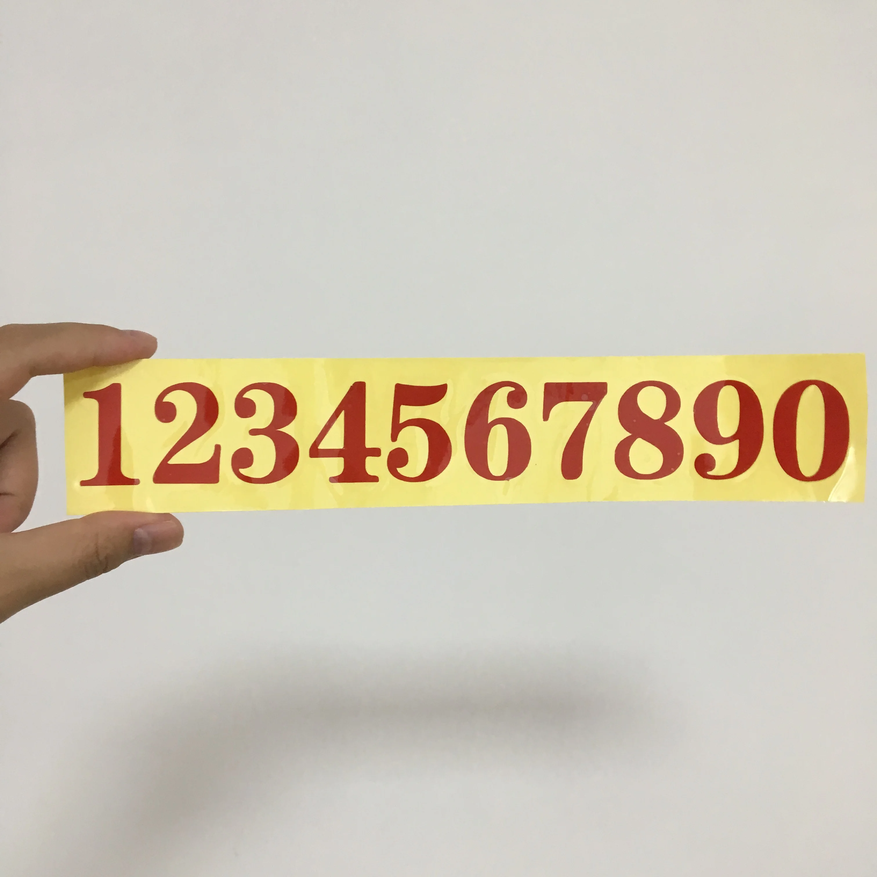 Светоотражающая Виниловая наклейка для мотоцикла 0-9 дюймов | Автомобили и