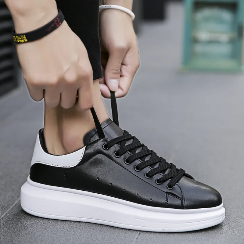 

New Designer Sneakers Men and Women Casual Shoes Split Leather Men Zapatillas Fashion Plus Size Comfortable Footwear Size 36-44