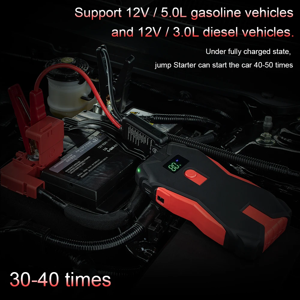 camason car jump starter power bank 1600a starting device battery car auto emergency booster charger jump start up for car free global shipping