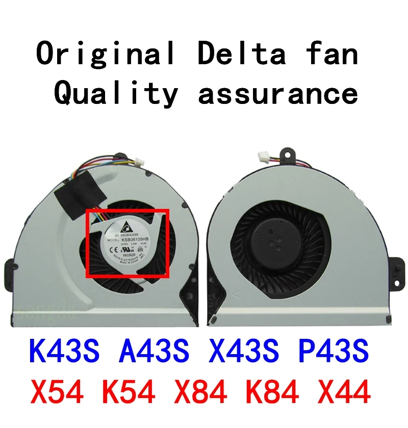 Охлаждающий вентилятор для ноутбука Asus K53 X53 K53S A53S X53S K53SV K53SM K53SJ K53SC K53SD|Кулеры и