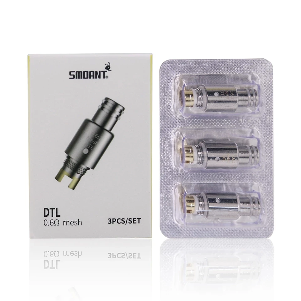 Smoant Pasito Coil DTL Mesh 0.6ohm MTL Ni-80 1.4ohm RBA аксессуары для аккумулятора с одной катушкой |