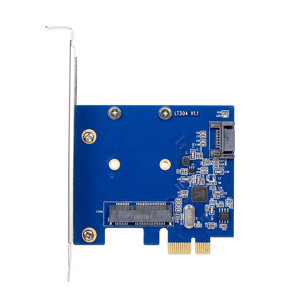 PCIe к MSATA SSD и SATA3.0 комбинированный контроллер расширения карты конвертер для ПК