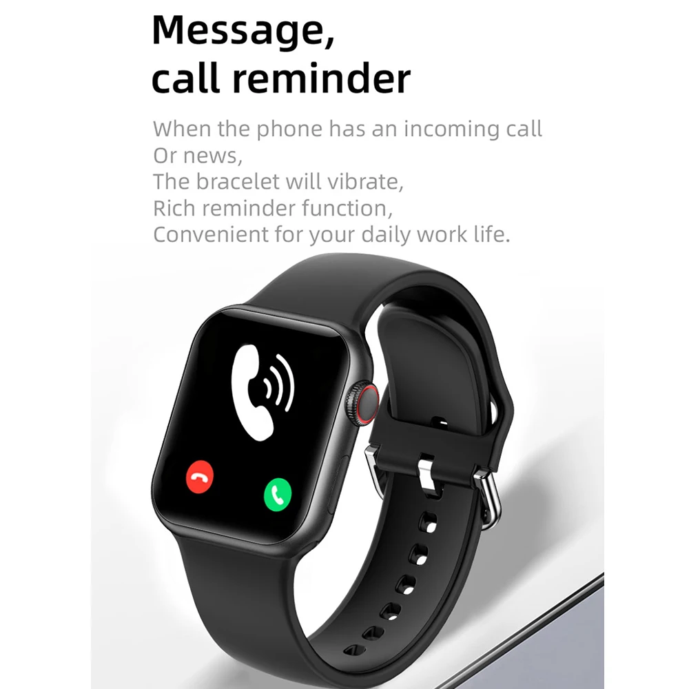 Torntisc Smartwatch 2021 iwo Напоминание о полноэкранном вызове IP68 Водонепроницаемый