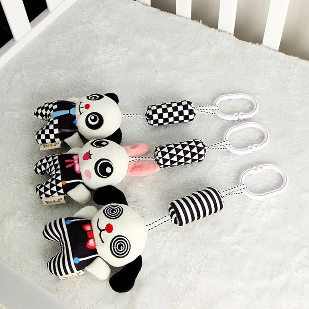 

Toy Baby Stroller Comfort Stuffed Animal Rattle Mobile Infant Stroller Toys For Baby Hanging Bed Bell Crib Rattles Toys Gifts