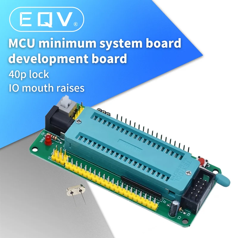 51 avr mcu минимальная системная плата, макетная плата, обучающая плата, минимальная системная плата stc, микроконтроллер, программатор