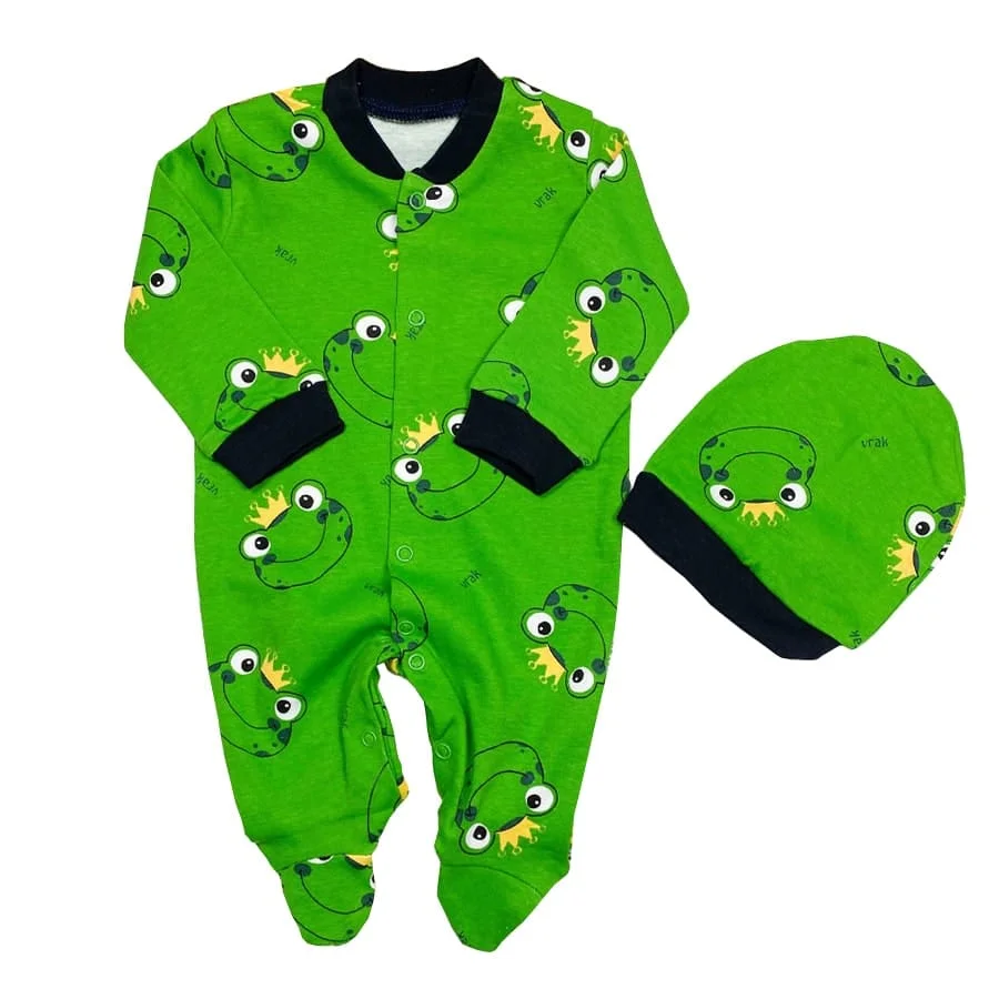 

Green Black-Footed Dented Jumpsuit