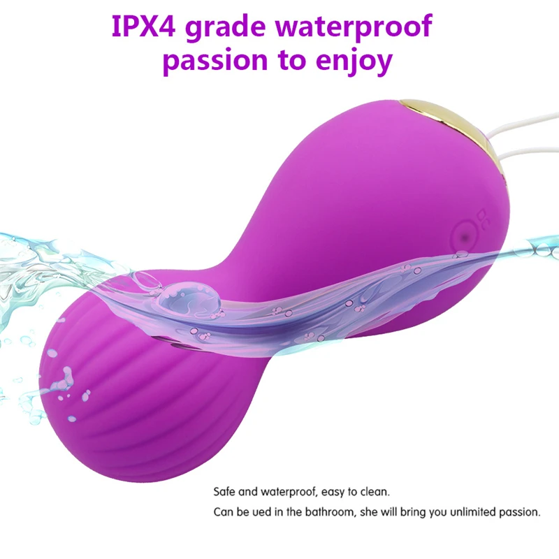 Кегель вагинальные плотные шарики силиконовые вибрирующие прыгающие яйца с