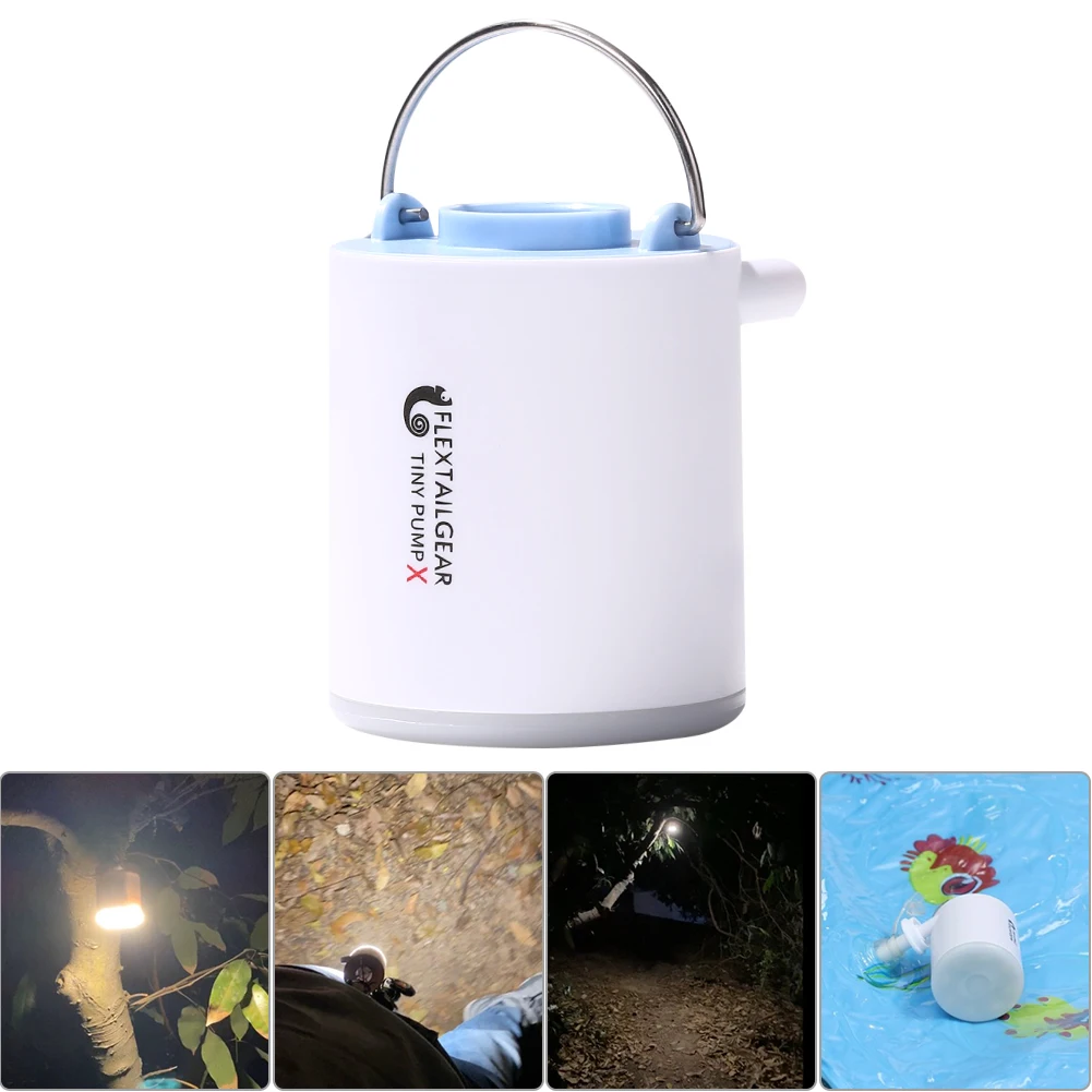 

Portable Air Pump Camping Flextailgear Tiny Pump Rechargeable Ultralight Inflatable Pump USB Charging Electric Outdoor Air Light