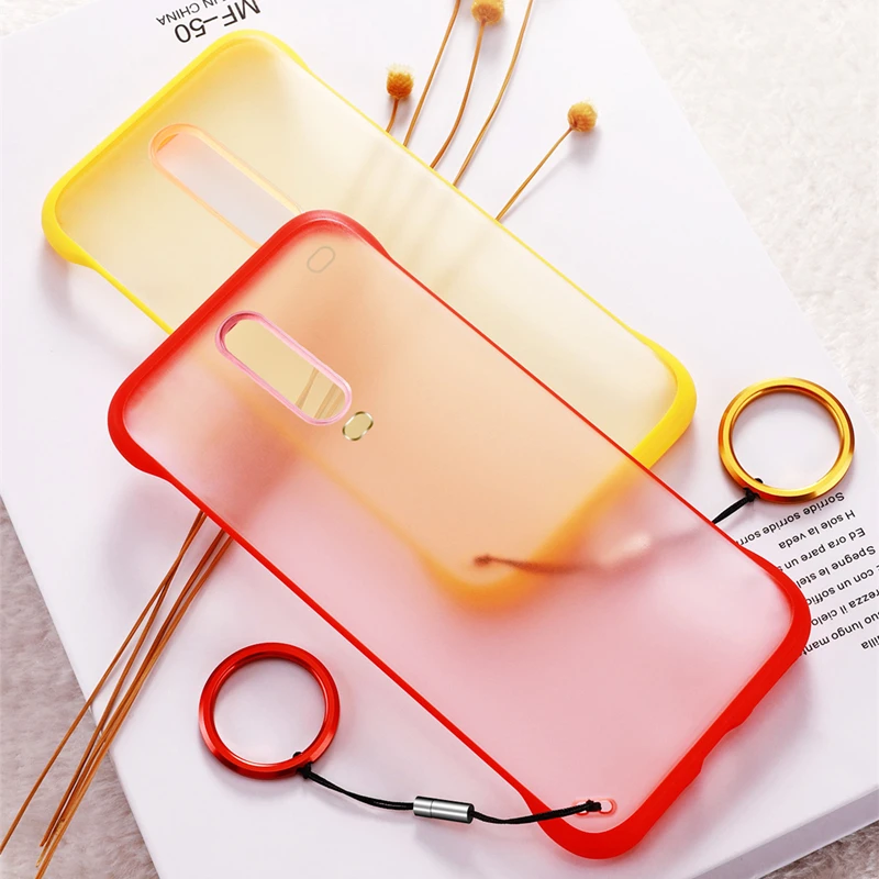 Модные оправы акриловое кольцо для Xiaomi A1 6X8 9 SE 9T CC9 Redmi 3S 4X 5A 6 6A Note 4 7 Pro K20 чехол