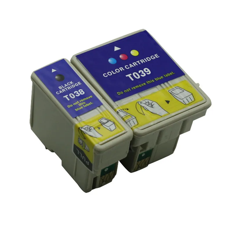 Принтеры T038 T039 картриджи для принтера Epson Stylus C41 C41UX C43UX C45 CX1500 CX1500V|Чернильные