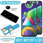 100% Оригинальный Amoled 6,4 ''дисплей для Samsung Galaxy M21 M215F M215FDS Полный ЖК-сенсорный экран дигитайзер в сборе запасные части