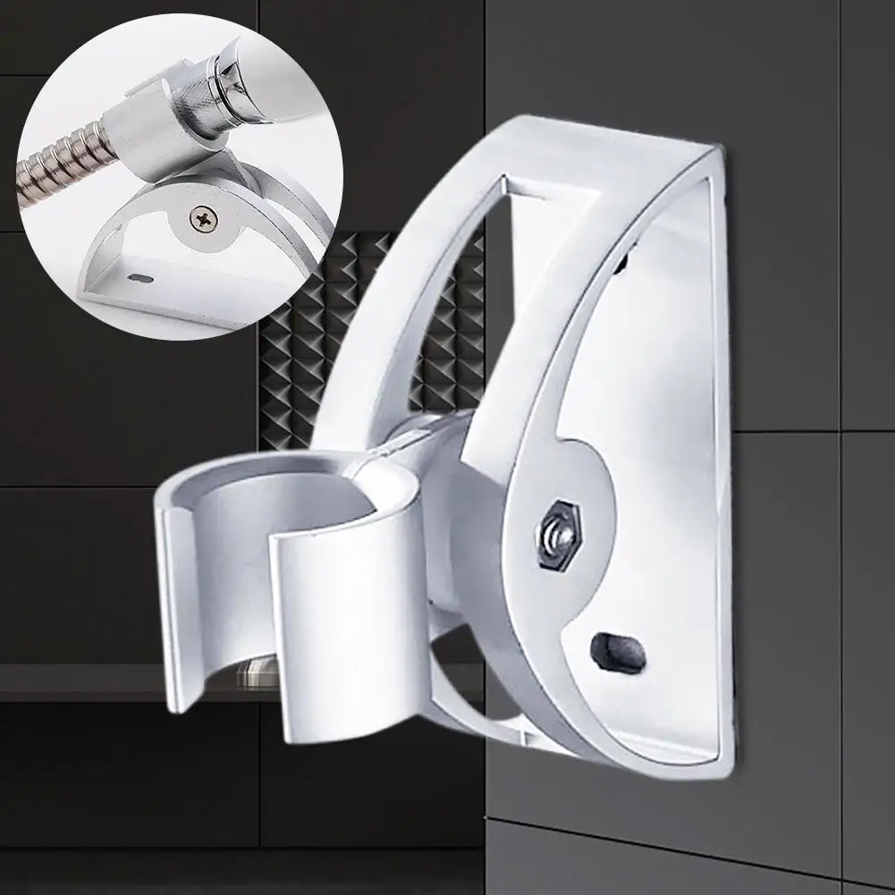 

Home Bathroom Aluminium Wall Mounted Shower Sprayer Head Holder Fixing Bracket Fixing Bracket