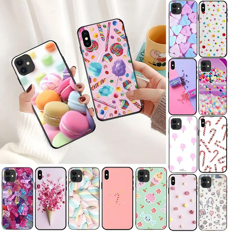 Чехол для телефона милый карамельный Роскошный Уникальный Дизайн чехол iPhone 11 pro XS