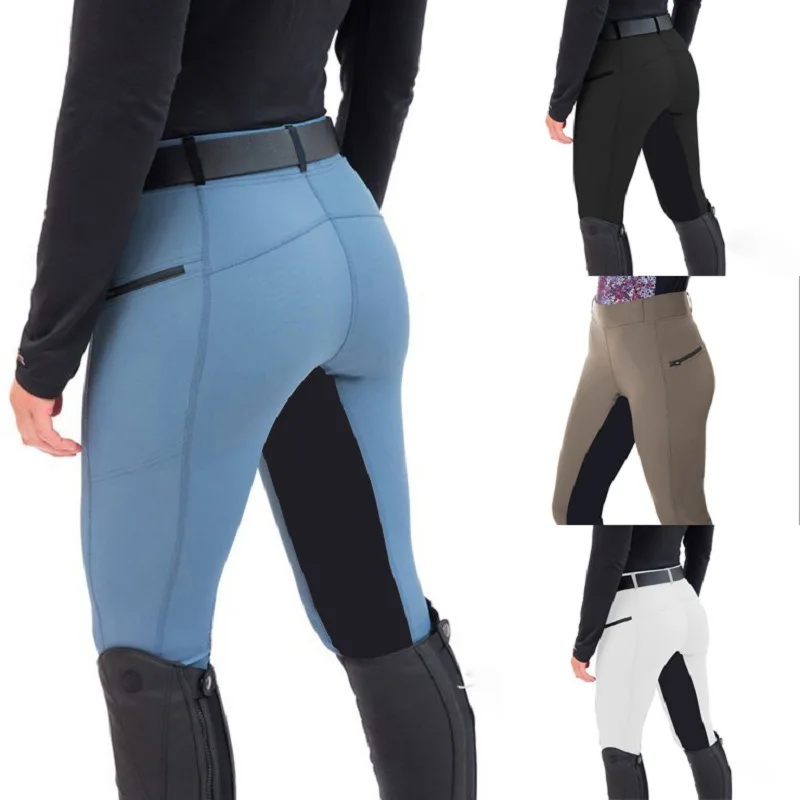 

Women's Riding Pants Exercise High Waist Hip Lifting Boot Cut Sports Trousers Riding Equestrian Breeches Fitness Sports Pants