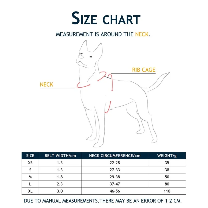 Ошейник для домашних животных из кожи регулируемый однотонный ошейник собак с