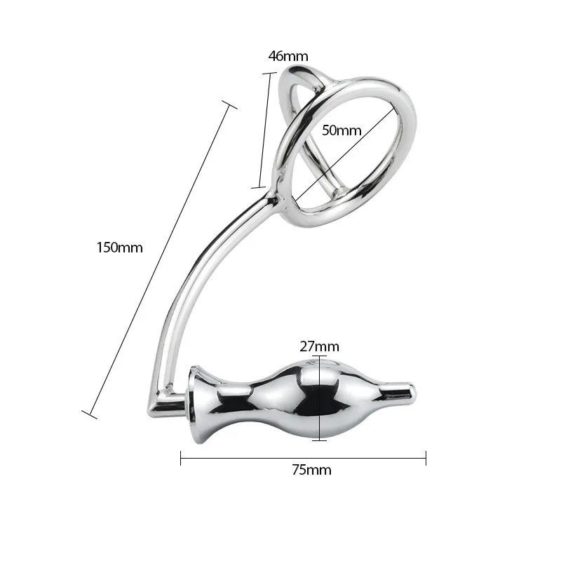Анальная пробка из нержавеющей стали