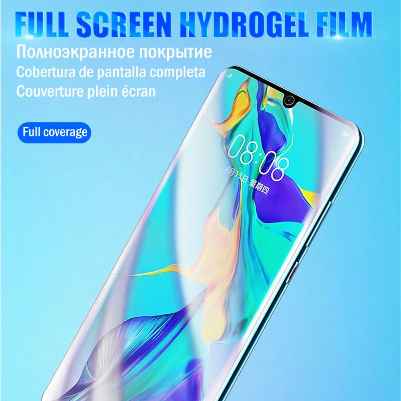 Изогнутая мягкая Гидрогелевая пленка 20D с полным покрытием для LG K61 Dual SIM Защита
