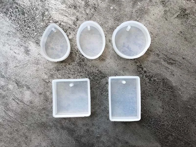 5pcs DIY Pendent Silicone Molds Resin Casting Craft Handmade Candle Mould Jewelry Solid Making Tool Epoxy | Дом и сад
