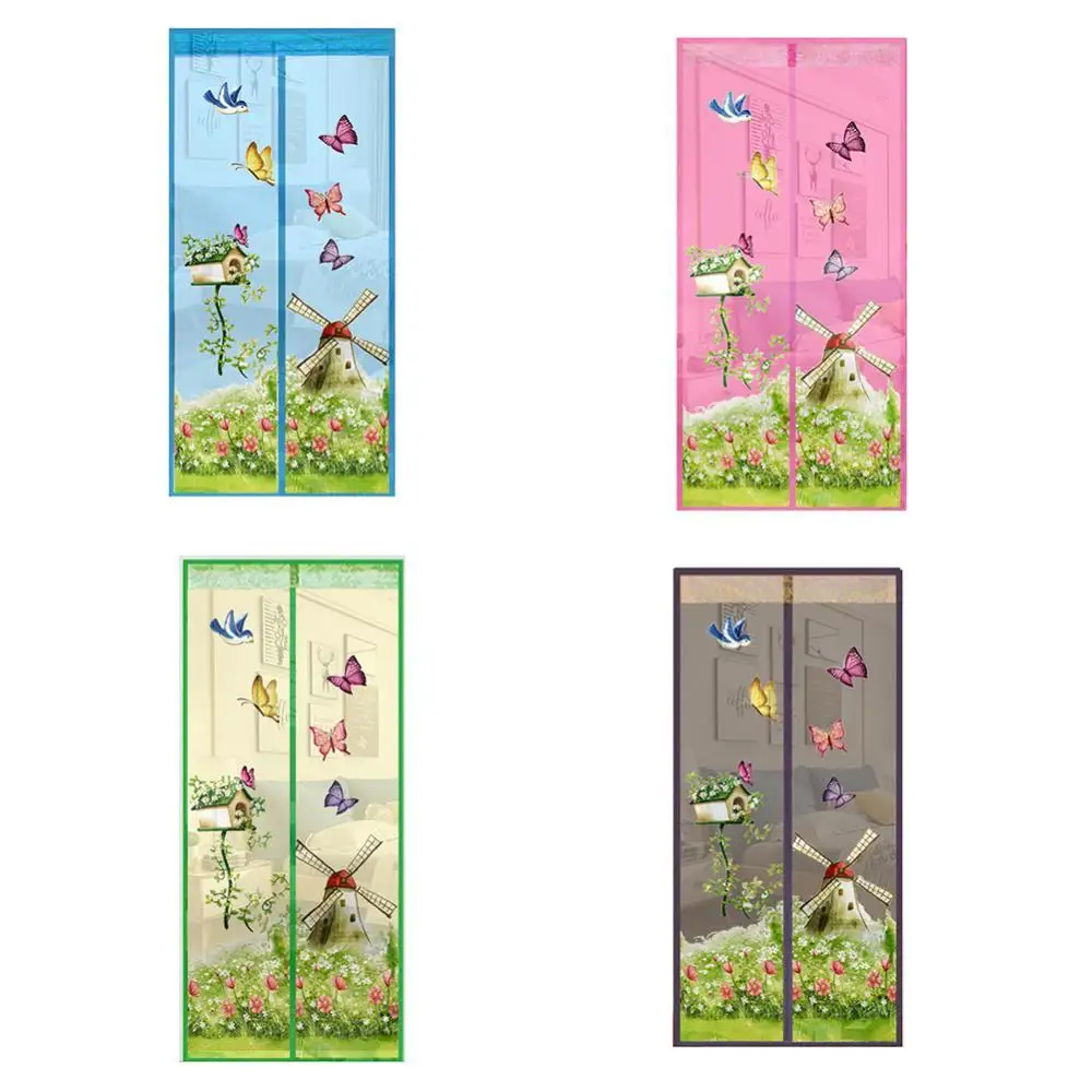 

Butterfly Windmill Summer Magnetic Screen Window Door Anti Mosquito Fly Curtain