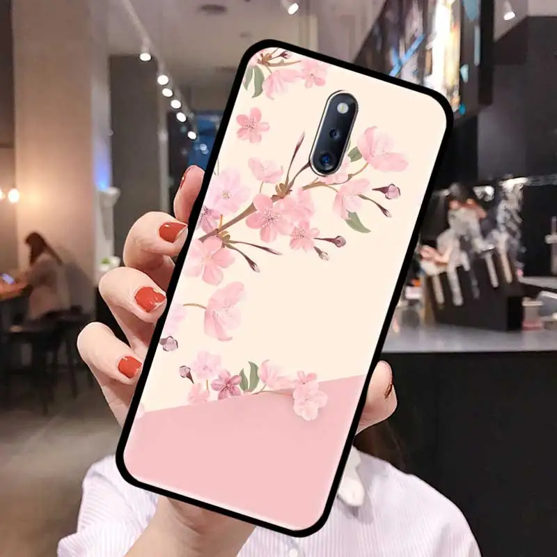 

Geometric Splice Retro Flower Case For Oppo A52 A72 A92s A31 A5 A9 2020 F15 F11 Ace Find X2 Neo Reno3 Pro Tpu Phone Coque Capa
