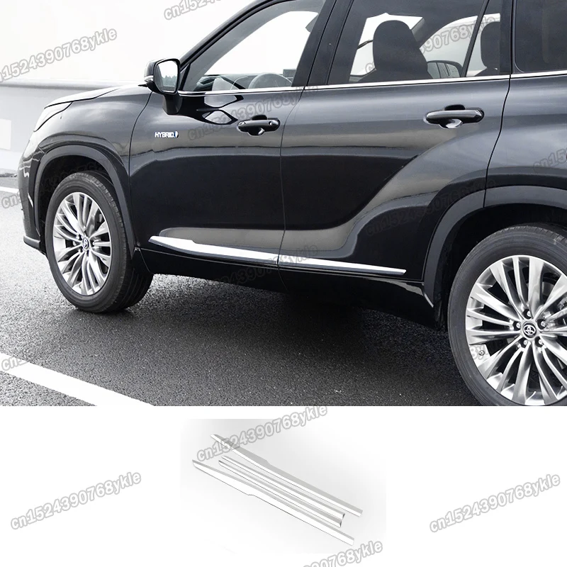 Комплект отделки края автомобильной двери из углеродного волокна для toyota highlander
