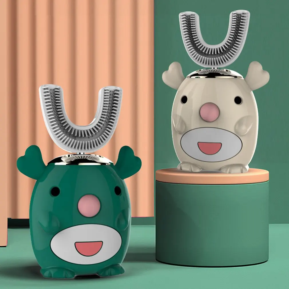 

Зубная щетка детская, электрическая, U-образная, 360 градусов