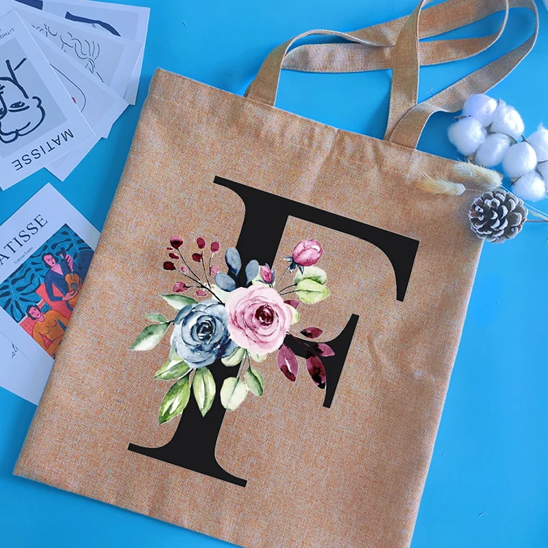 Простые Наплечные сумки с надписью большая вместимость натуральная