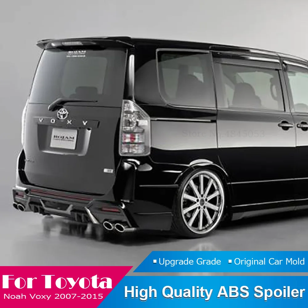 Подходит для Toyota Noah Voxy 2007 до 2015 автомобиля задний спойлер из АБС
