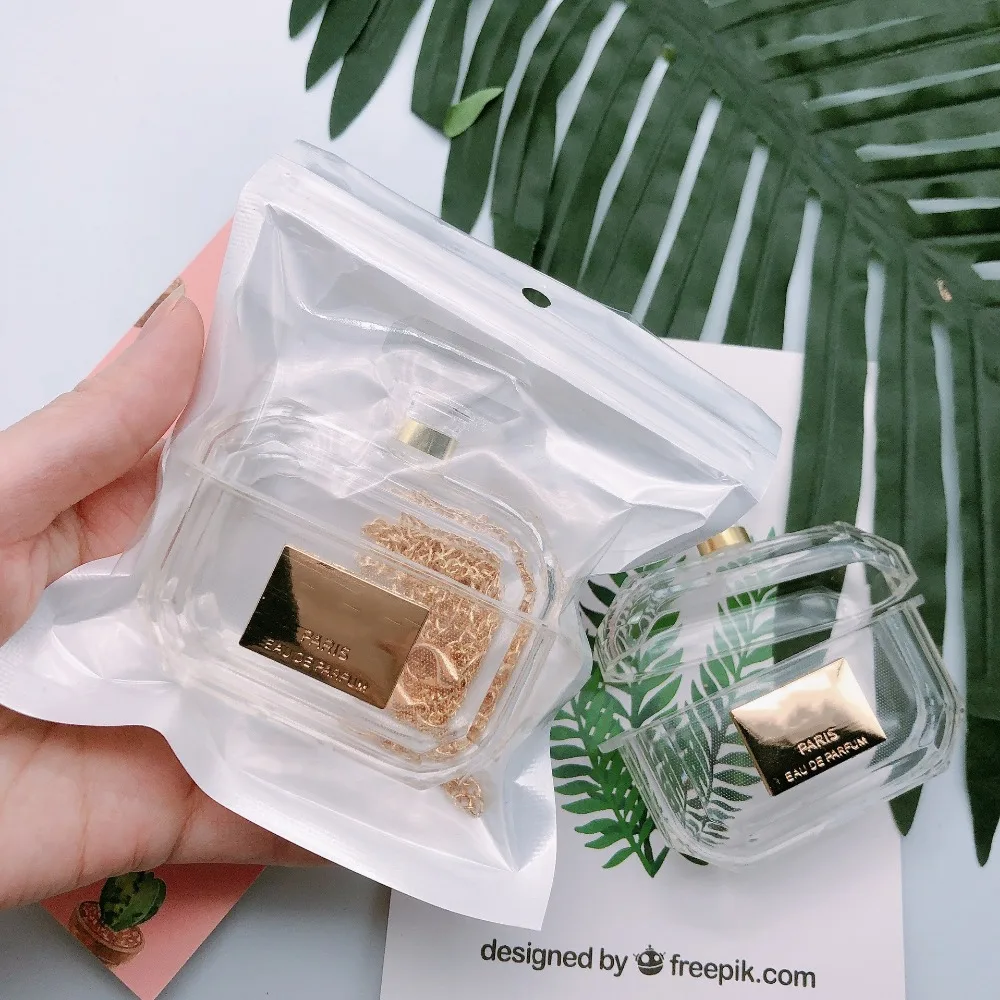 

For Airpods Pro Protective Case cover Personalized Anti-fall Tpu Wireless Bluetooth Headset Box Luxury Perfume Bottle