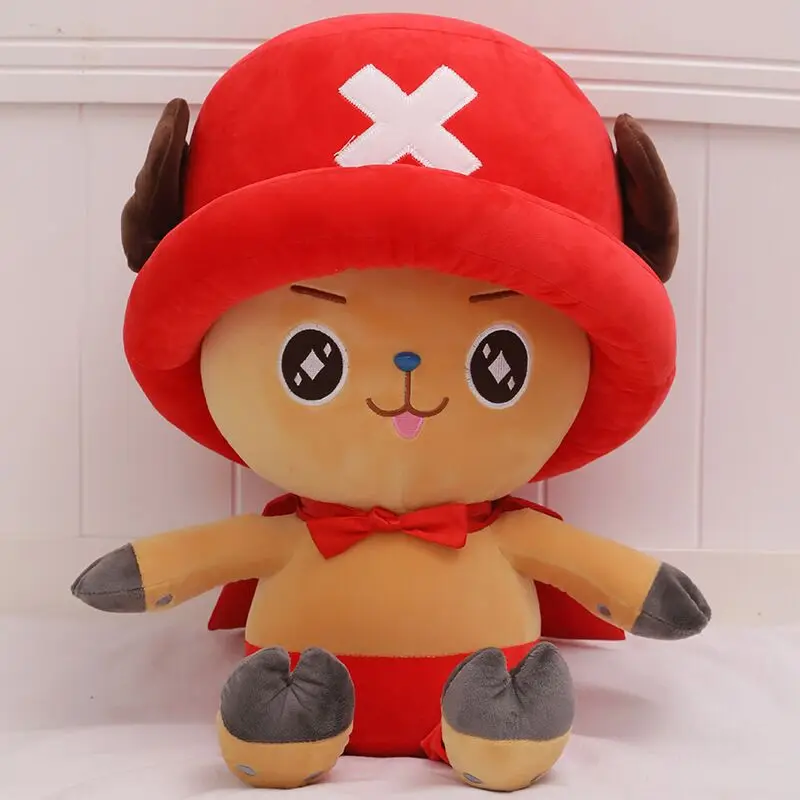 Figura de una pieza de Anime de 35-70cm, Tony Chopper, mu&ntilde;eco de peluche, decoraci&oacute;n para dormitorio, almohada para dormir, juguete para ni&ntilde;os, regalo de Navidad-2