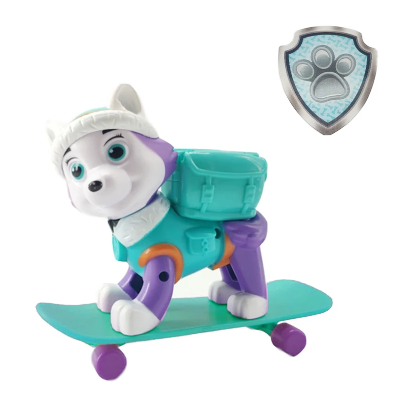 Paw Patrol Игрушка Щенок Эверест трекер погоня Marshall собака патруль игрушка милый мультфильм фигурка игрушка детский подарок на день рождения