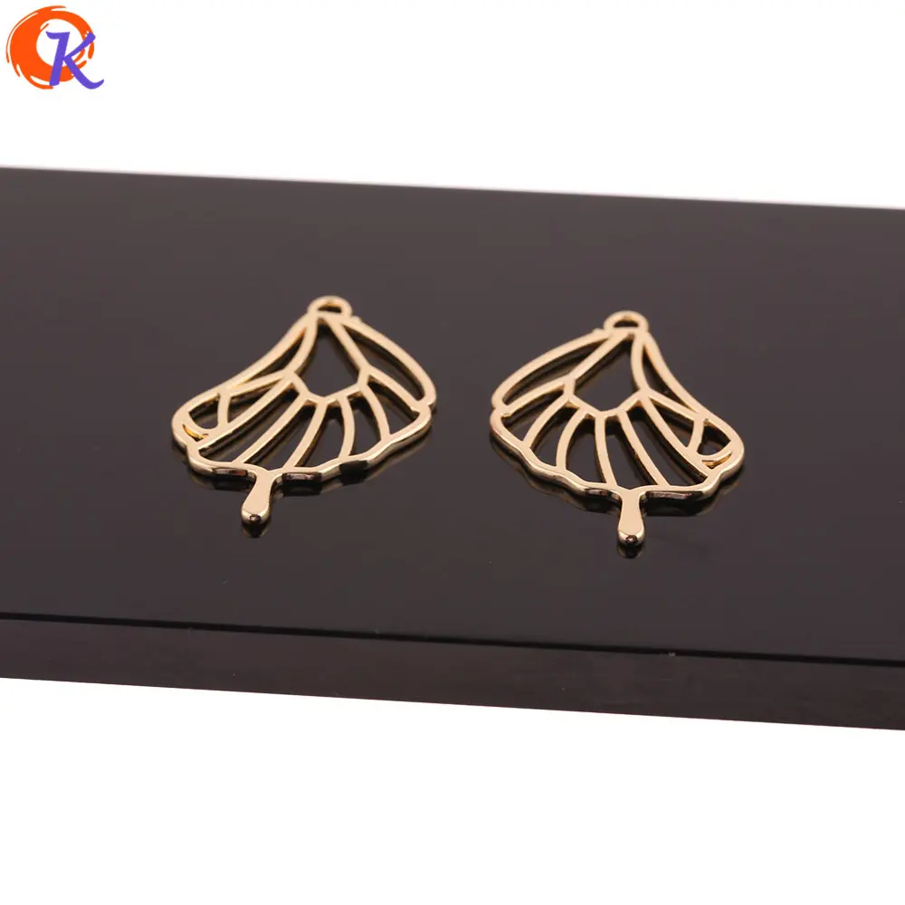 

Cordial Design 100Pcs 25*39MM Jewelry Accessories/Earrings Connectors/Wing Shape/DIY Jewelry Making/Hand Made/Earring Findings