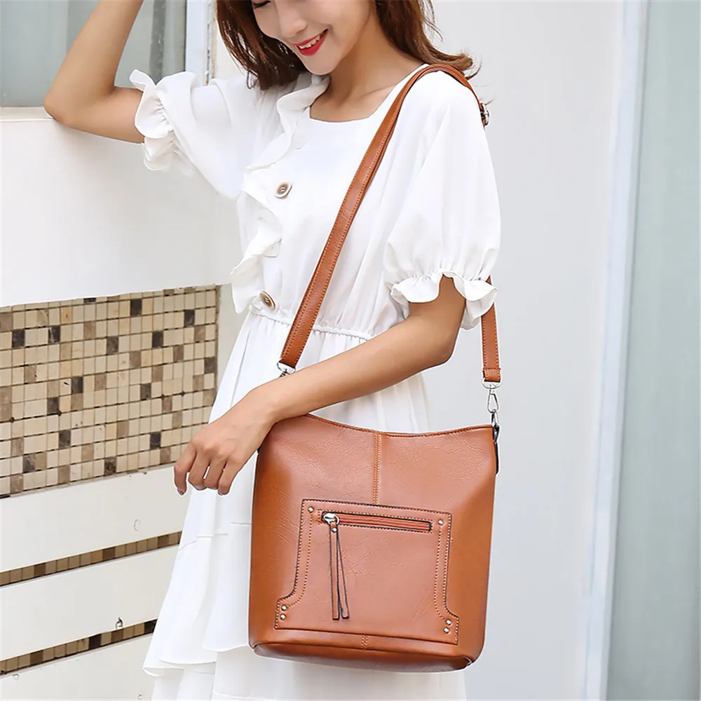 Винтажные женские сумки роскошные на плечо из искусственной кожи дизайнерские