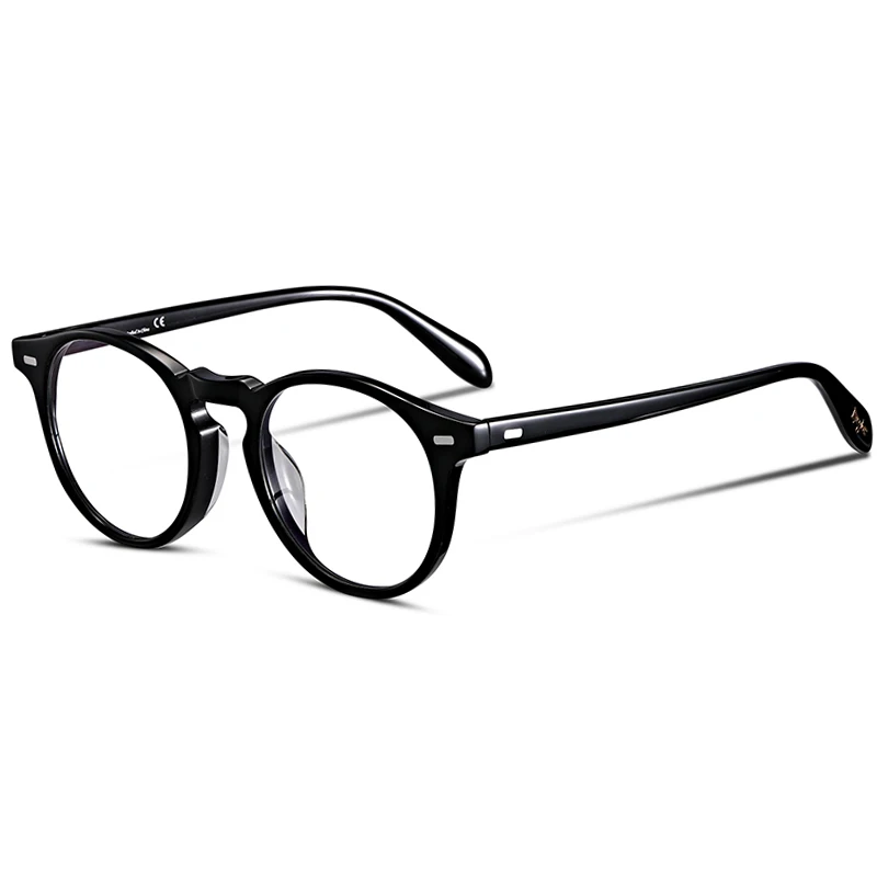

Retro Round Optical Eyeglasses Frame OV5186 Gregory Peck Reading Glasses women's men's Spetacle Blue Light Prescription Gafas