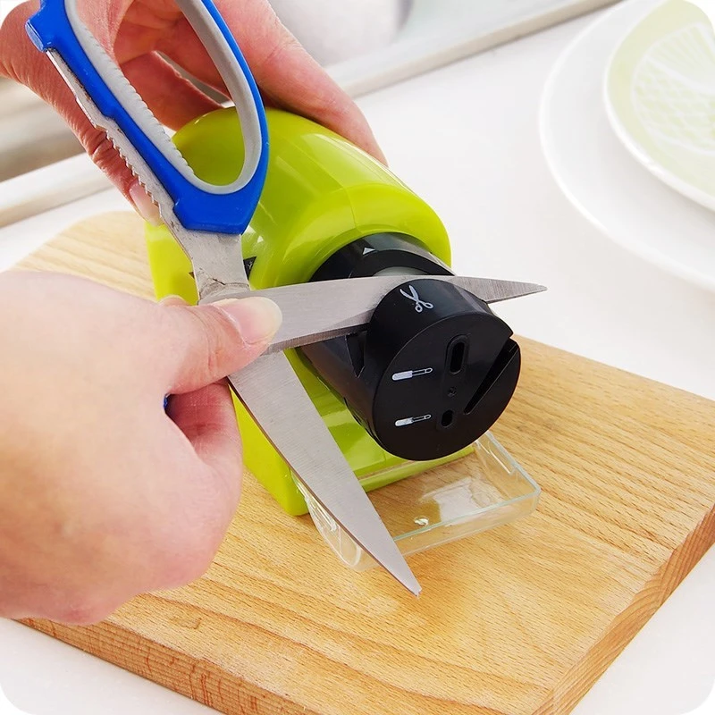 Электрическая кухонная точилка для ножей многофункциональная ножниц
