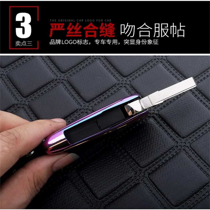 Цинковый сплав + силиконовый чехол для ключей от машины VW polo Golf 7 MK7 CombiA7 Skoda Yeti Superb