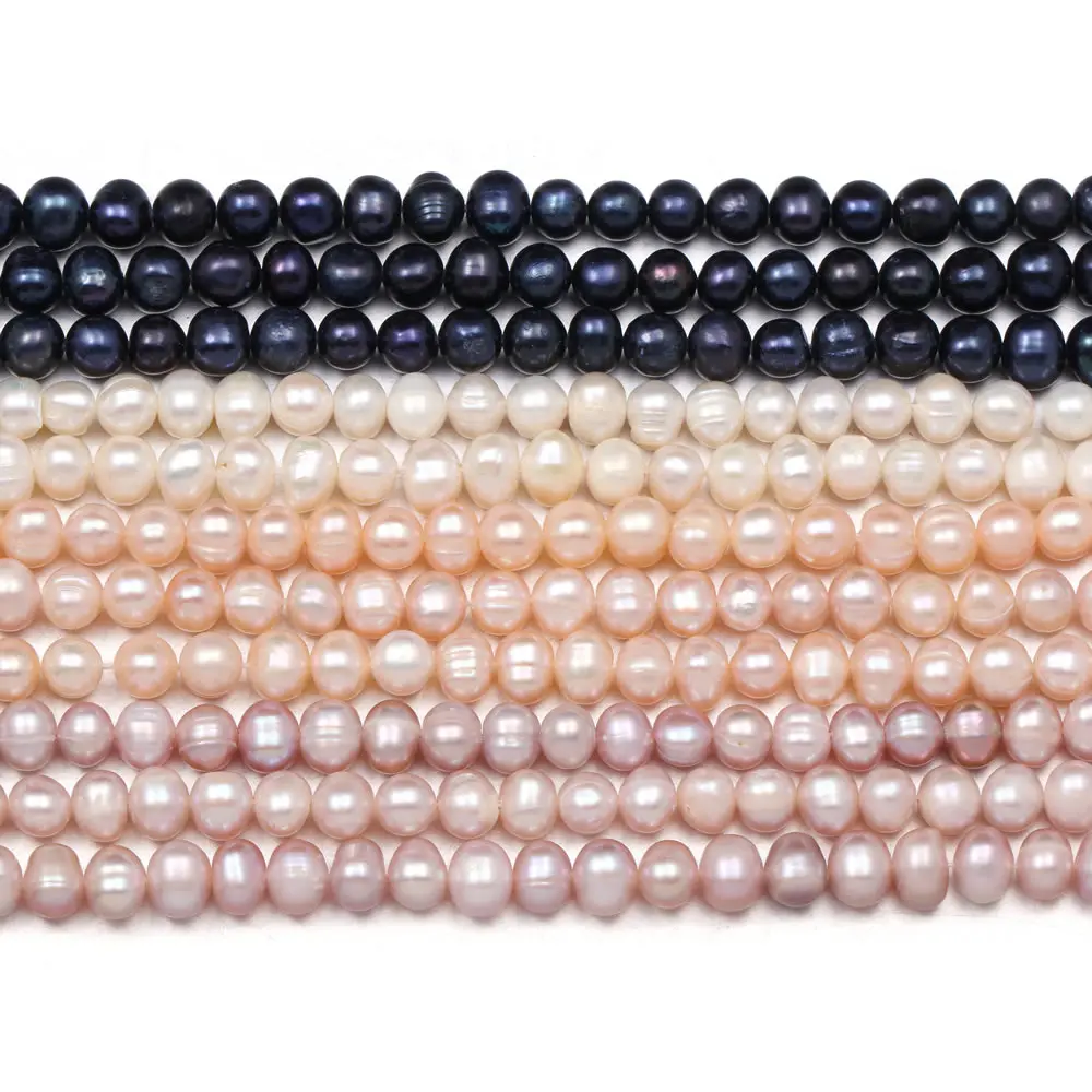Бусины Из Натурального пресноводного жемчуга 36 см 6-7 мм | Украшения и аксессуары