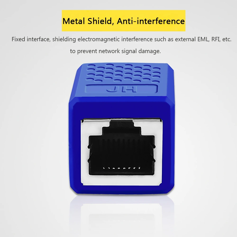 

RJ45 Adapter Cat7/6/5e Ethernet Connector 8P8C Extender RJ45 Ethernet Cable for Ethernet Cable Female to Female