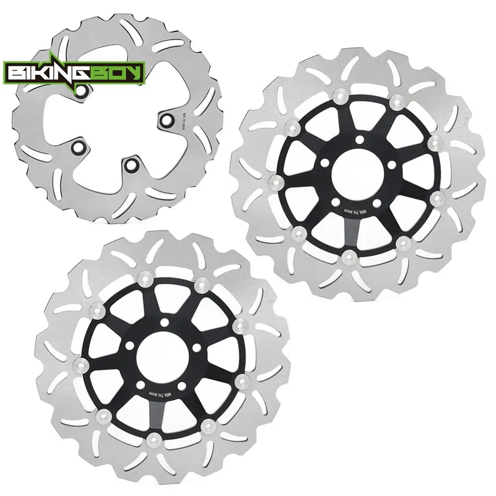 Фото Тормозные диски BIKINGBOY (передние и задние) для Bandit GSF 1200 / S 96-05, RF900R 94-99, GSX 1200 FS Inazuma 98-02, GS 1200 SS 01 №2