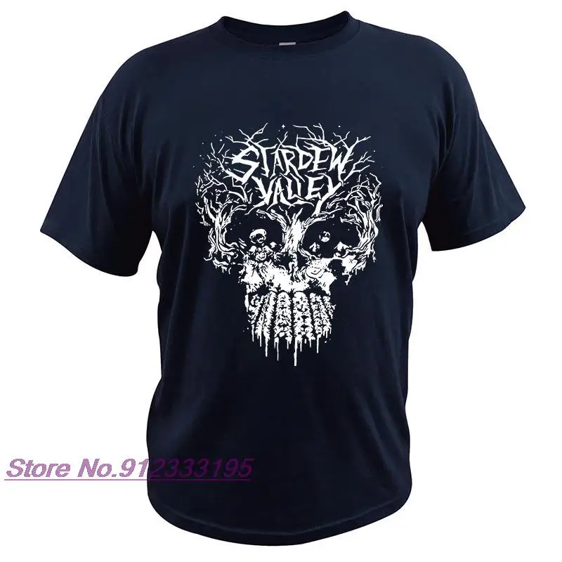 Stardew Valley-Classic T Shirt Open-ended Country-Life Role- Playing Game Cool Tee O-neck Soft 100% Cotton Essential Top EU Size