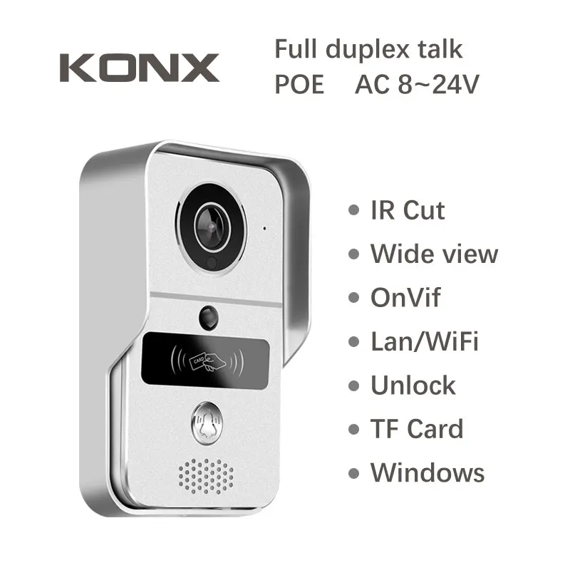 2MP 1080P Yoosee Беспроводной Wi-Fi дверной звонок P2P 150 градусов POE RJ45 Видео телефон |
