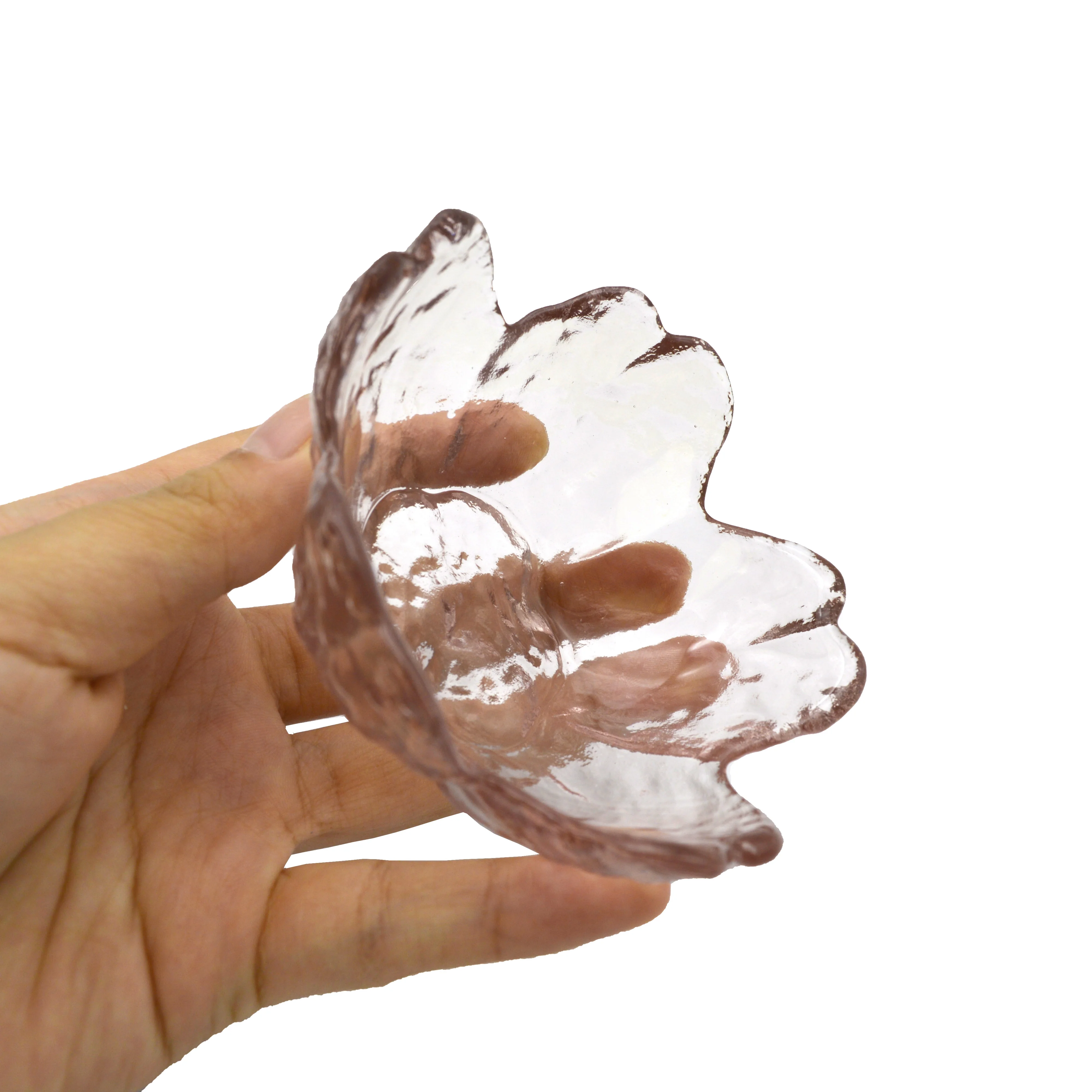 

Adorable Cherry Blossoms Pink Food-Grade Glass Sauce Bowl Sauce Dipping Bowls