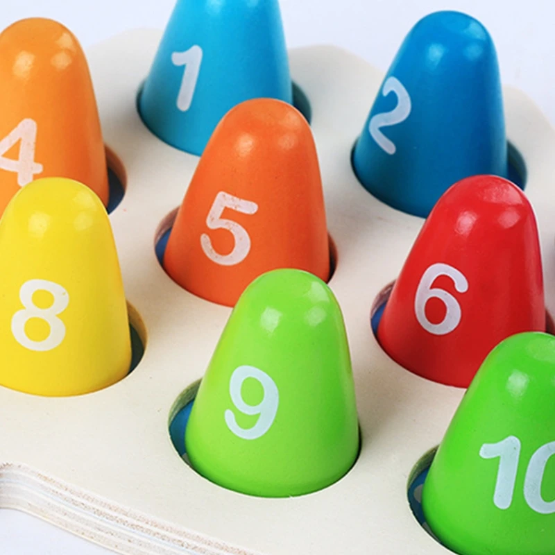 

Number Learning Puzzles Toy - Ideal for Early Educational Learning for Kindergarten Toddlers & Preschools